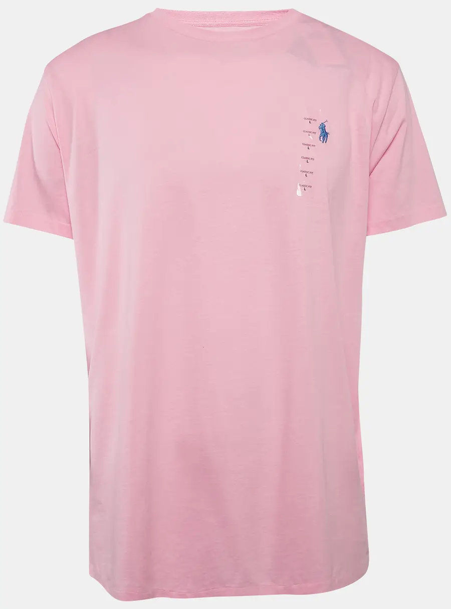 Polo Ralph Lauren Pink Jersey Crewneck T-Shirt L