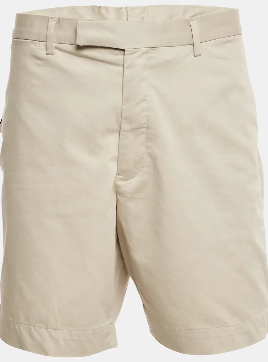 Polo Ralph Lauren Beige Cotton Blend Stretch Straight Fit Shorts L