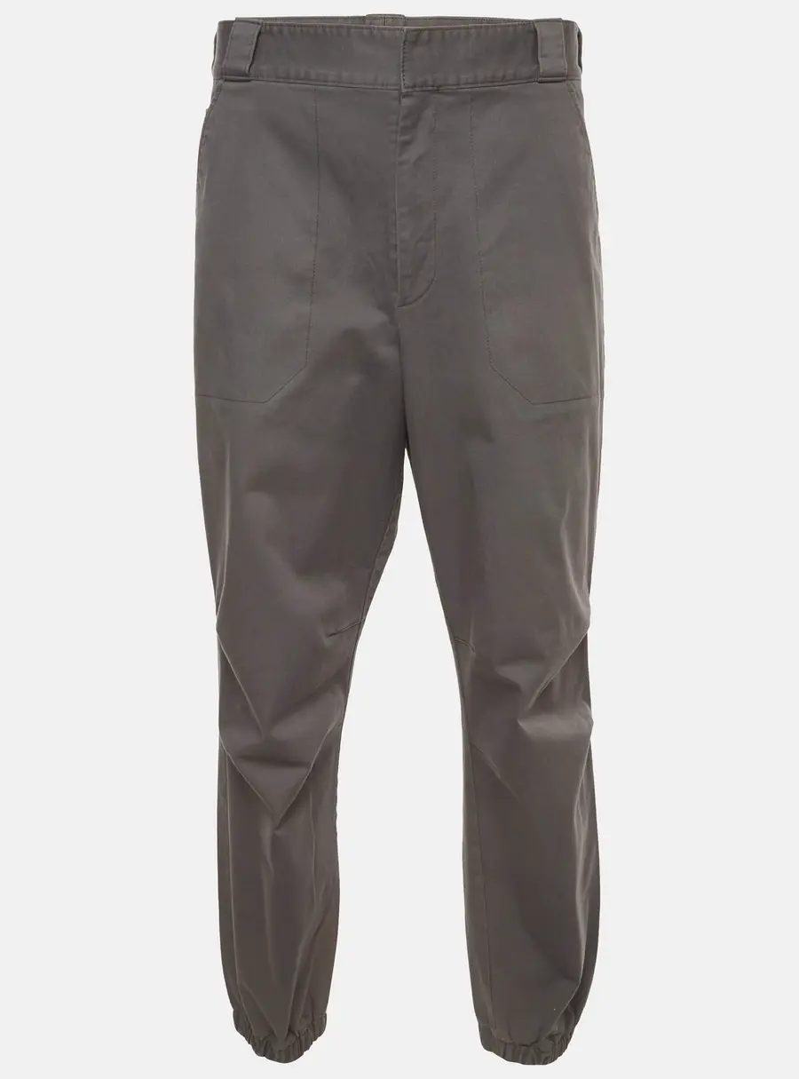 Prada Grey Denim Regular Fit Joggers XXL