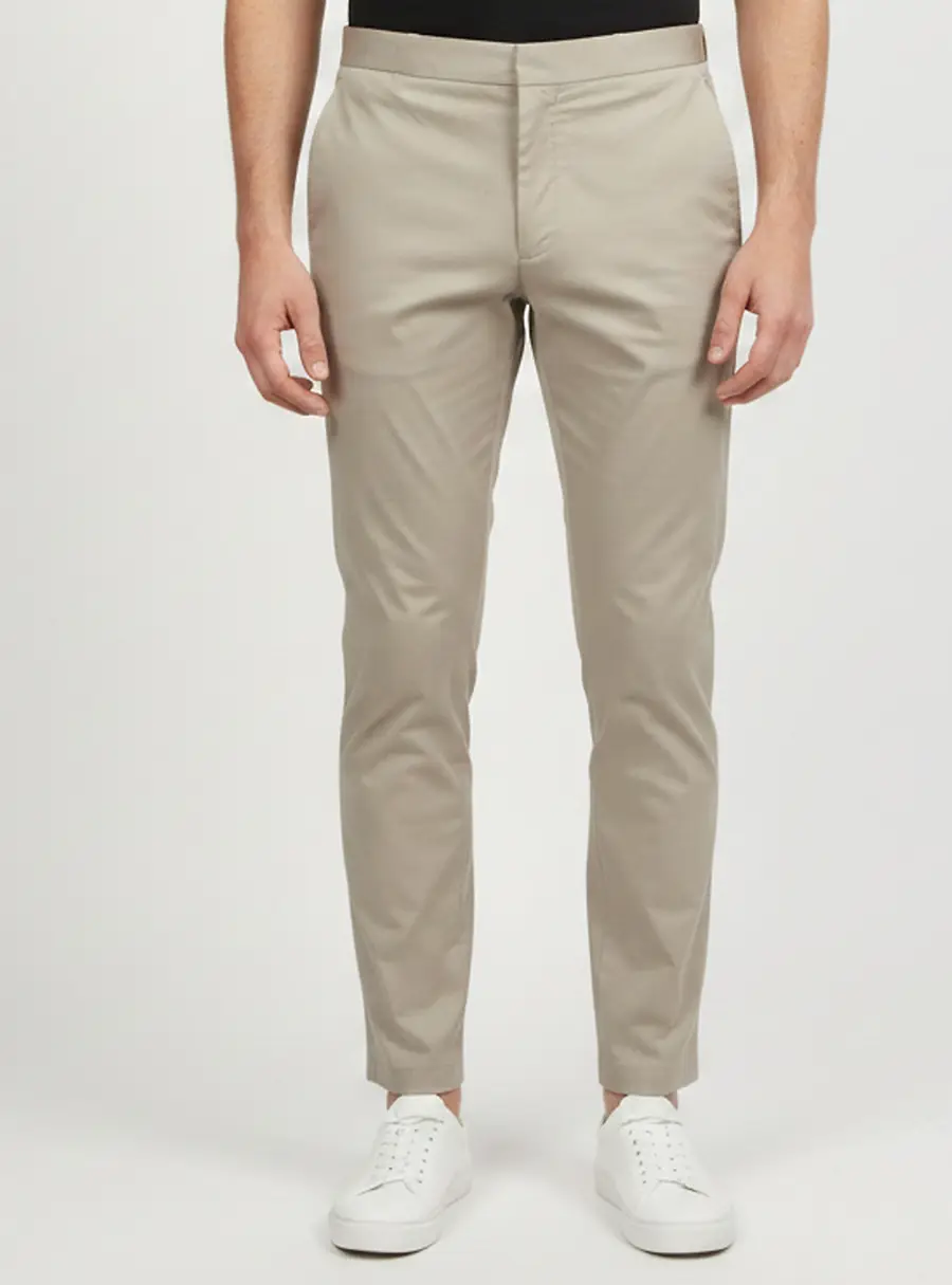 Prada Beige Cotton Blend Regular Fit Trousers XL