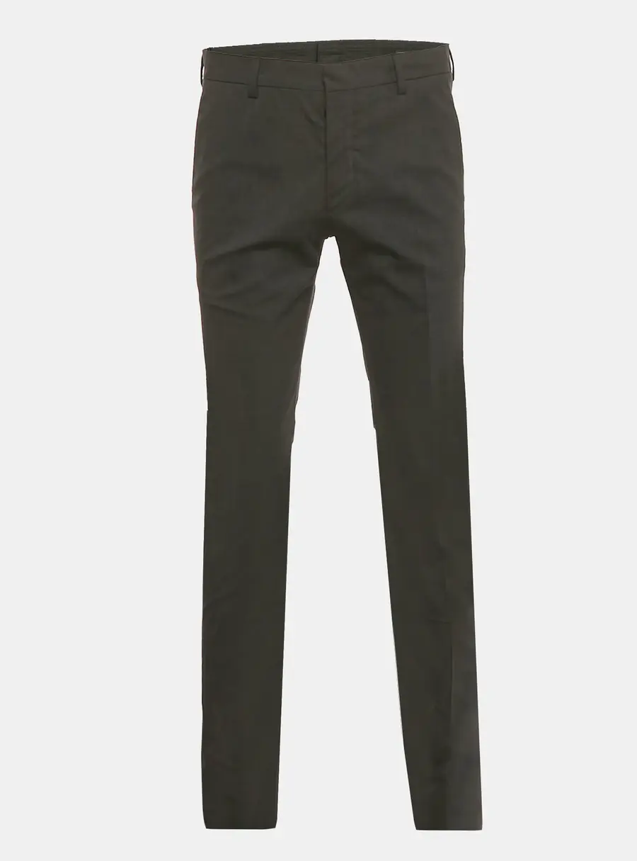 Prada Black Wool Tailored Trousers S