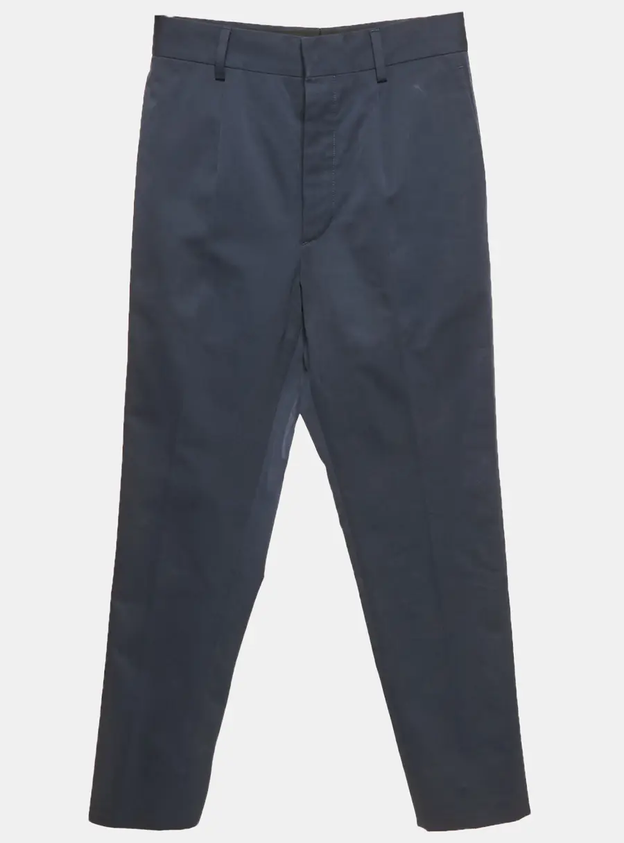 Prada Blue Gabardine Chino Pants XS