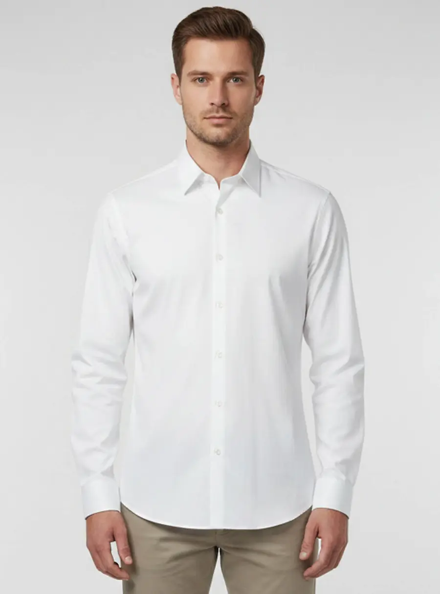Prada White Cotton Button Up Shirt S