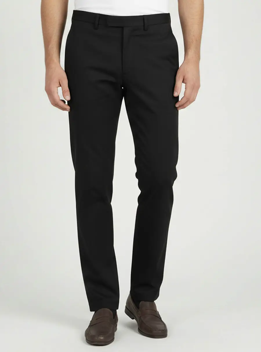 Prada Black Satin Trousers 3XL
