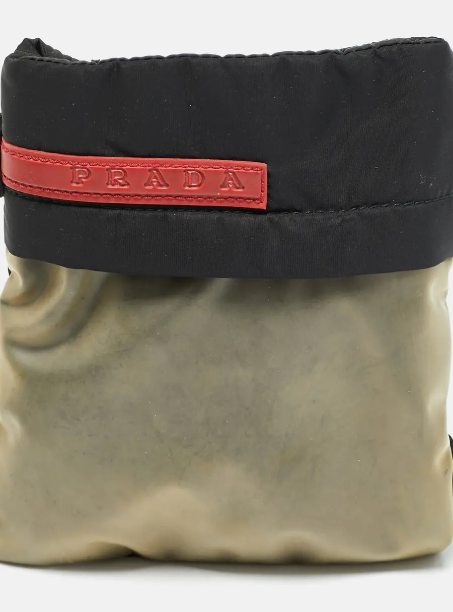 Prada Sport Black Nylon and PVC Arm Pouch