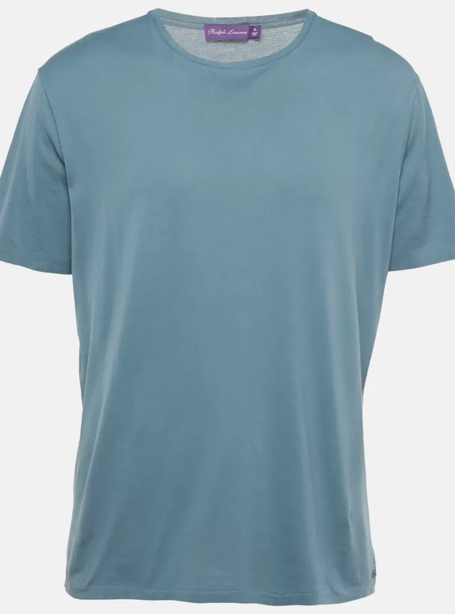 Ralph Lauren Purple Label Blue Jersey Crewneck T-Shirt XL