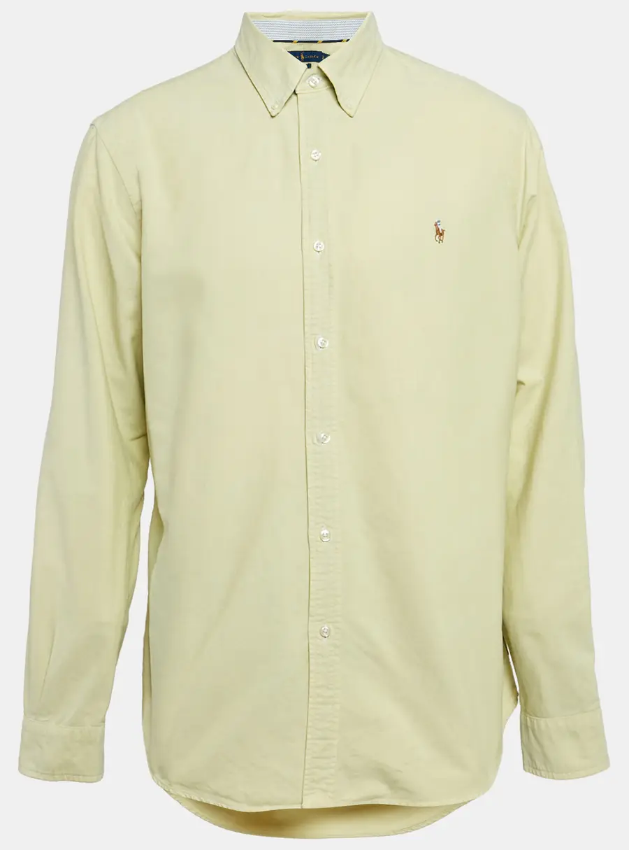 Ralph Lauren Light Green Cotton Slim Fit Shirt XL