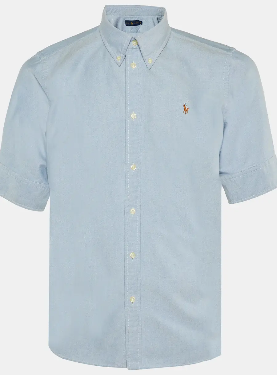 Ralph Lauren Light Blue Denim Button Front Shirt XL