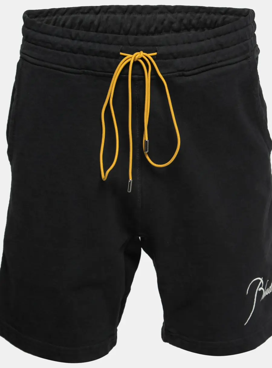 Rhude Black Cotton Shorts M