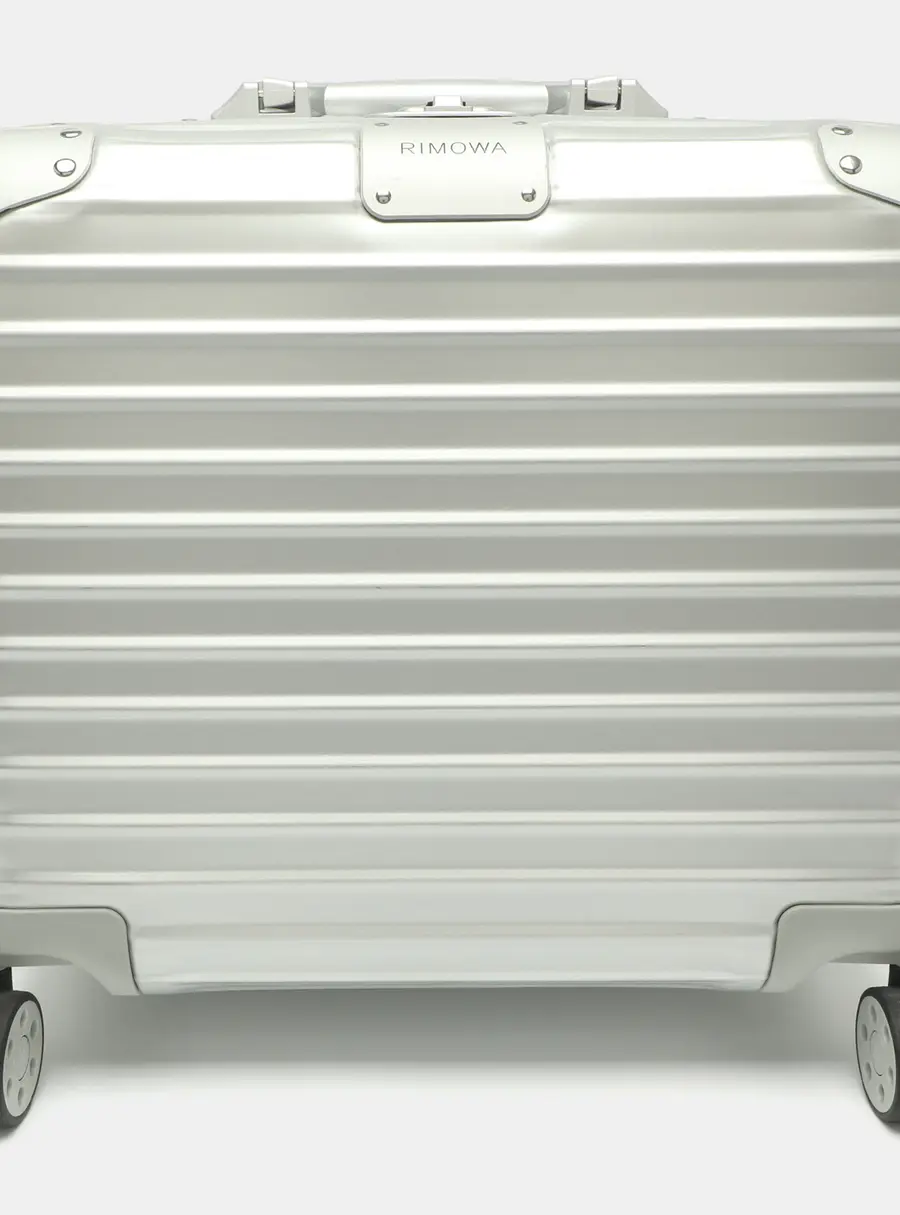 Rimowa Original Silver Aluminium Compact Suitcase