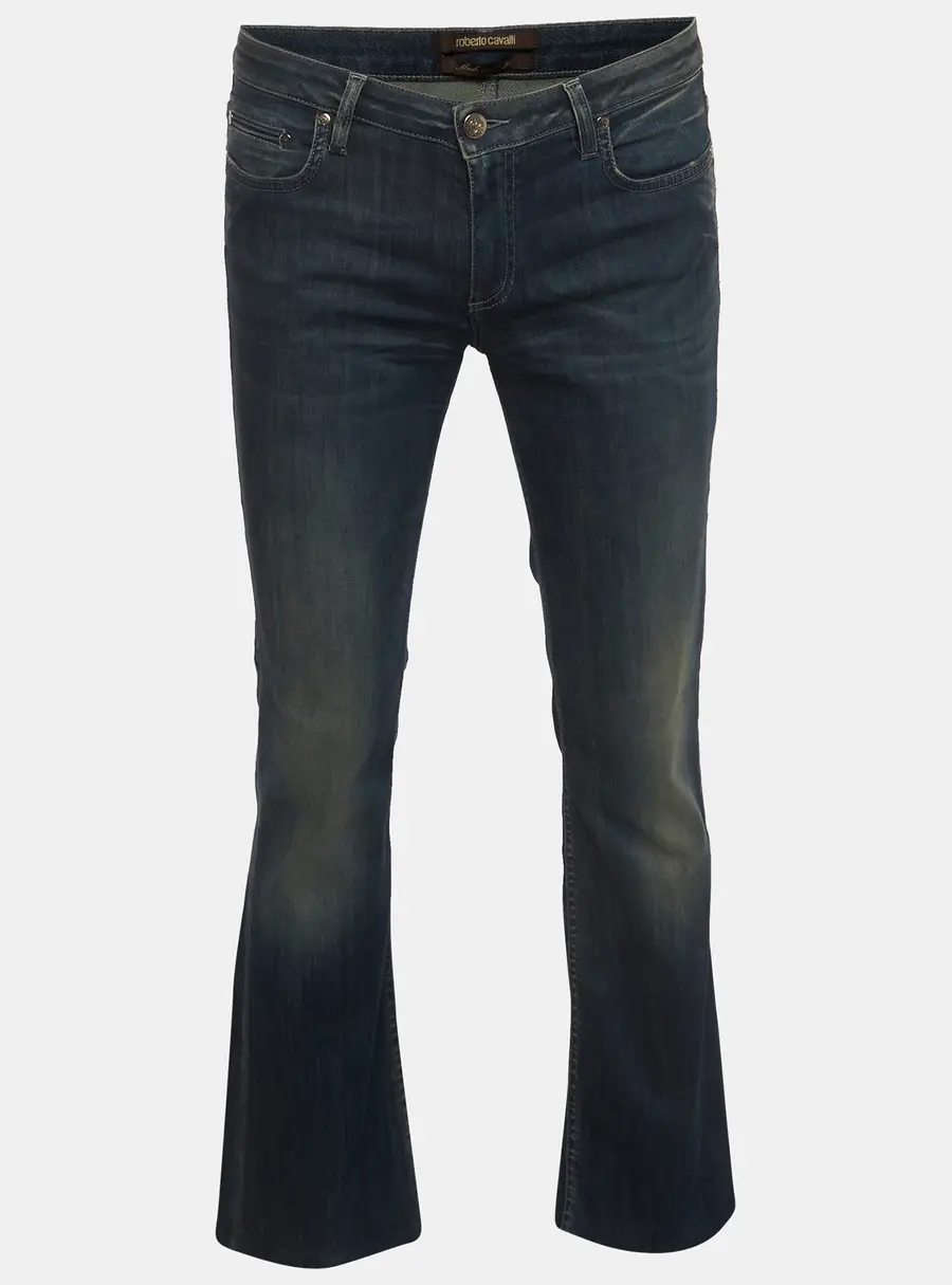 Roberto Cavalli Blue Denim Straight Fit Jeans M /Waist 32"