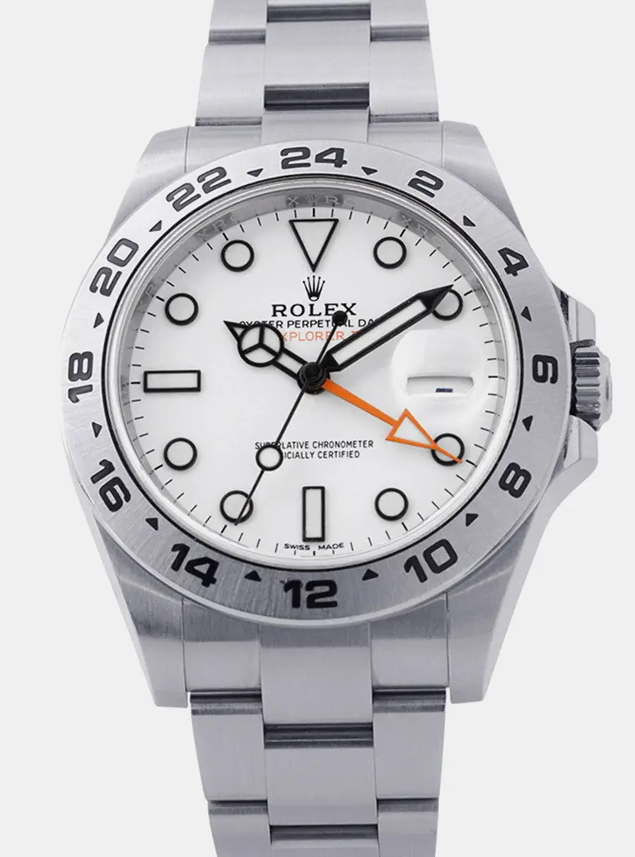 Rolex Explorer II 216570 White Stainless Steel Automatic Men's Watch 42mm
