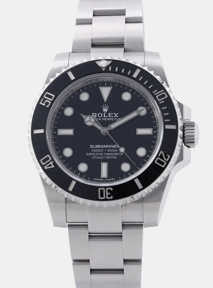 Rolex Submariner 114060 Black Stainless Steel Automatic Men's Watch 40mm