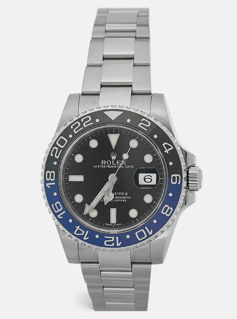 Rolex GMT Master II 116710BLNR 'Batman' Black Dial Cerachrom Oystersteel Men's Wristwatch 40 mm