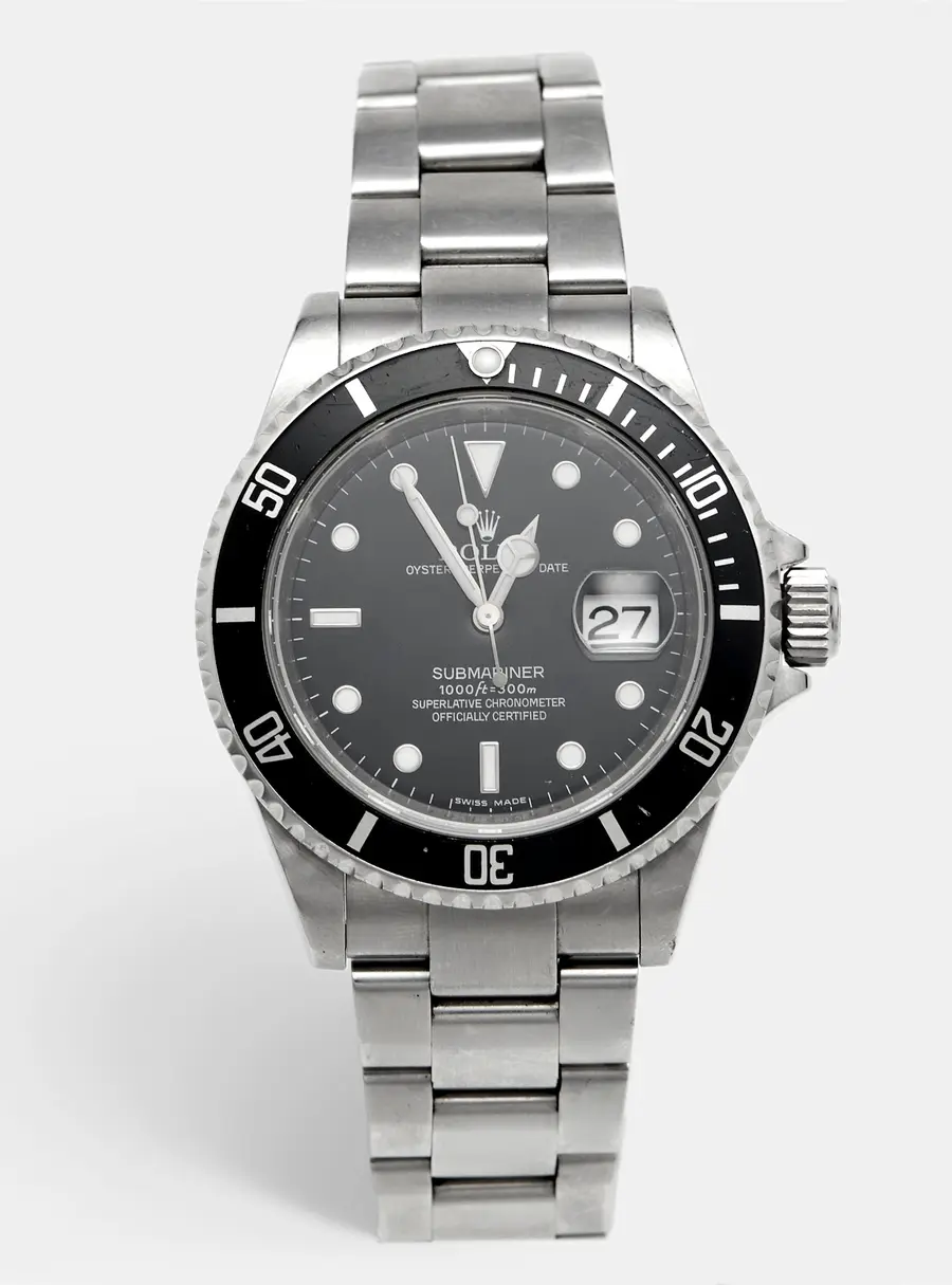 Rolex Submariner 16610T Black Dial Stainless Steel Men's Wristwatch 40mm