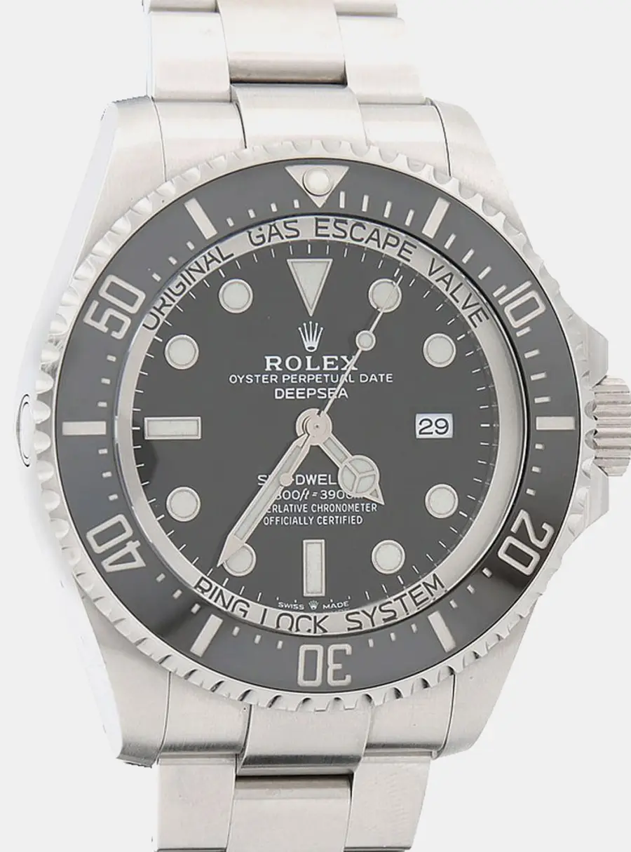 Rolex Sea-Dweller Deepsea 126660 Black Stainless Steel Men's Wristwatch 44mm