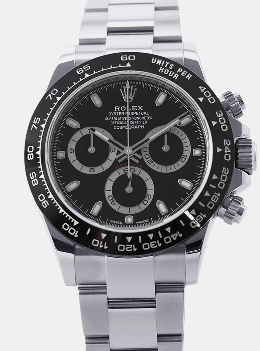 Rolex Cosmograph Daytona 116500LN Black Stainless Steel Automatic Men's Wristwatch 40mm