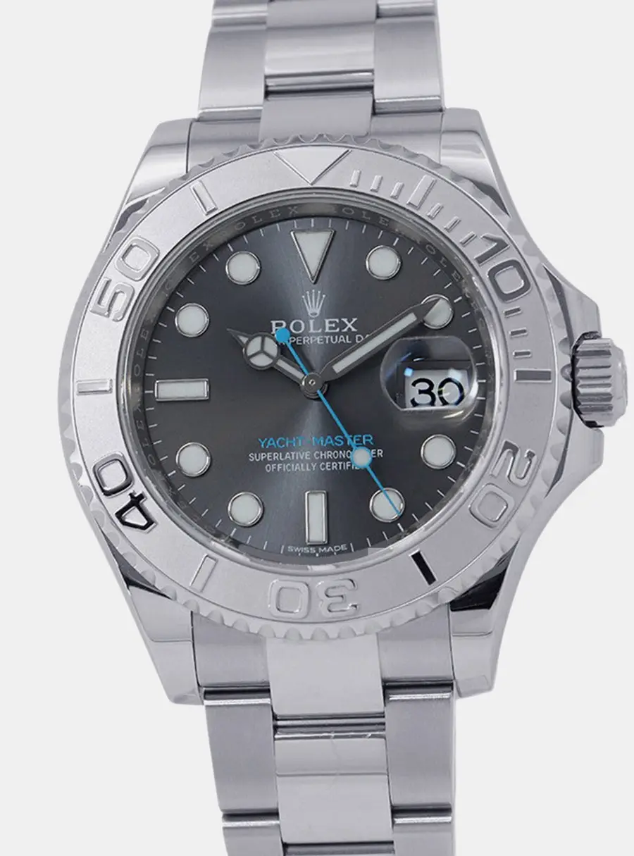 Rolex Yacht-Master 116622 Grey Stainless Steel Automatic Men's Wristwatch 40 mm
