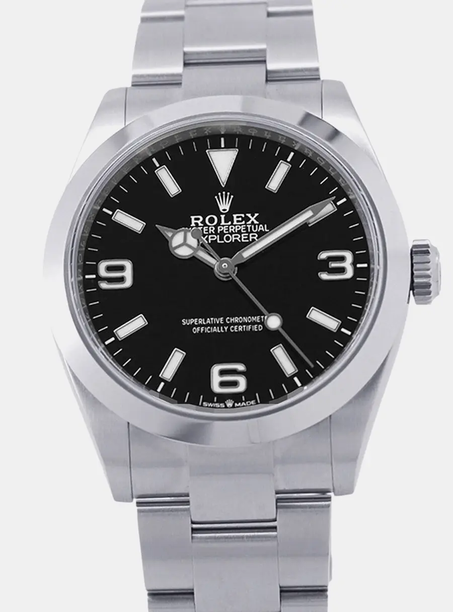 Rolex Explorer 224270 Black Stainless Steel Automatic Men's Wristwatch 40mm