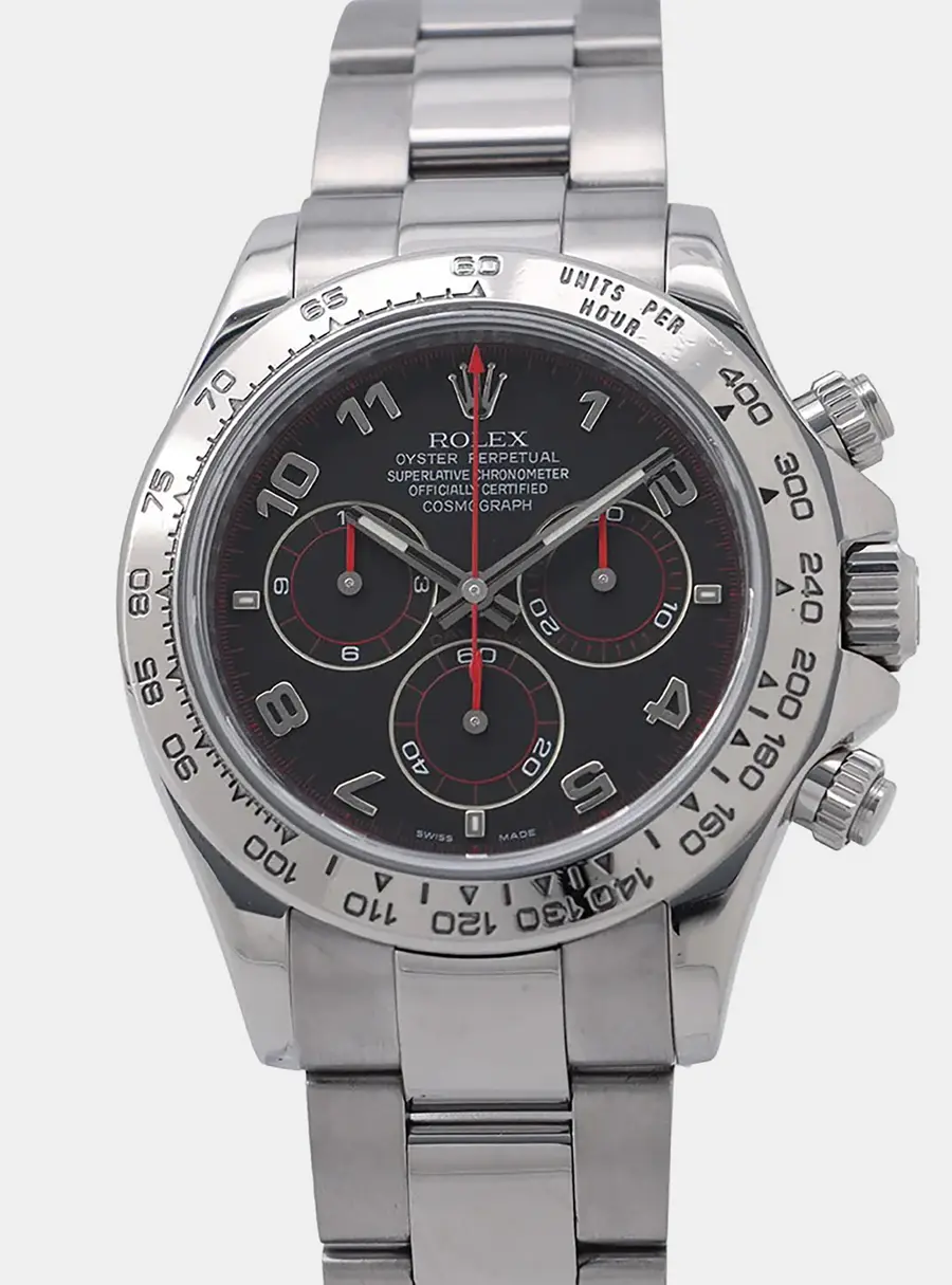 Rolex Cosmograph Daytona 116509 Black 18K White Gold Automatic Men's Wristwatch 40mm