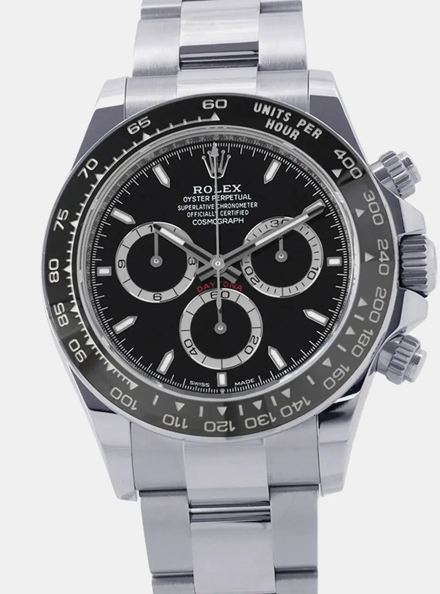 Rolex Cosmograph Daytona 126500LN Black Stainless Steel Automatic Men's Wristwatch 40mm