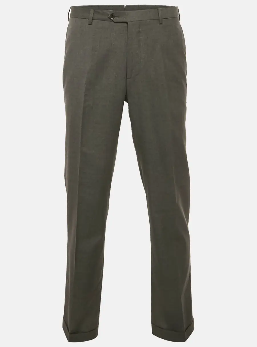Salvatore Ferragamo Vintage Grey Wool Formal Trousers XL