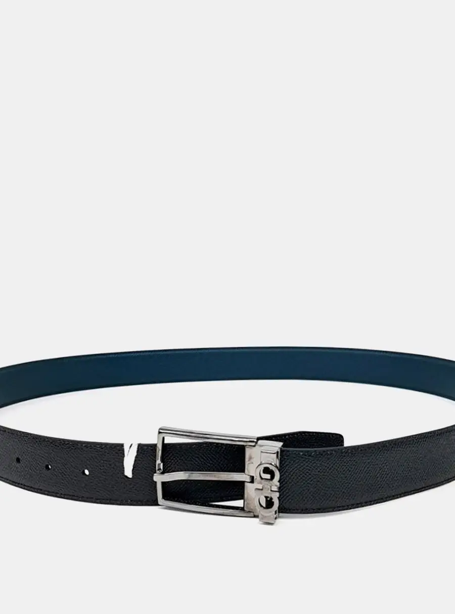 Salvatore  Ferragamo Leather reversible belt