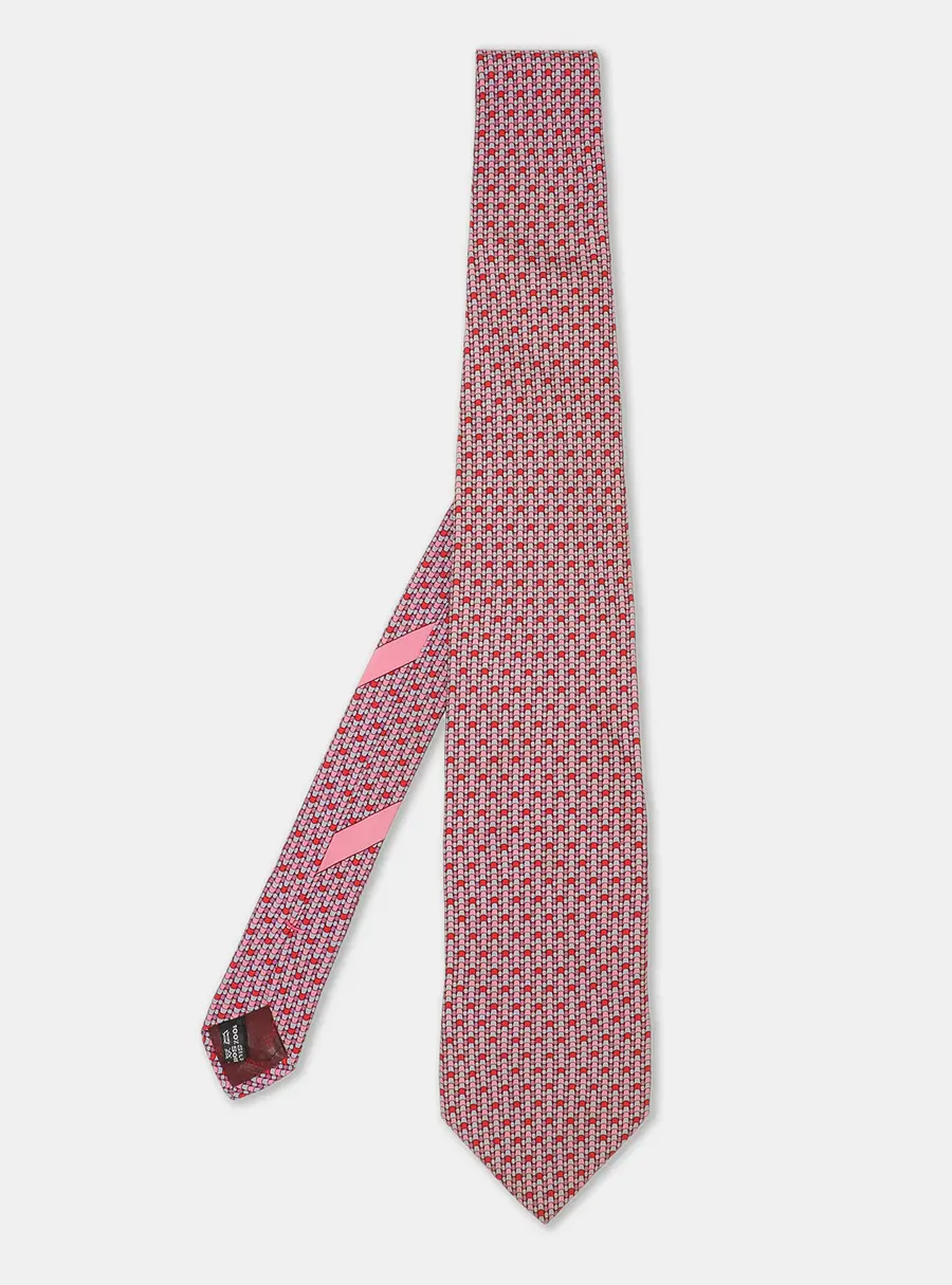Salvatore Ferragamo Multicolor Silk Tie