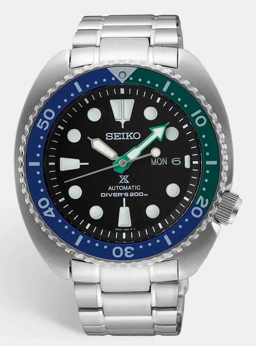 Seiko Prospex SRPJ35K1 Black Dial Stainless Steel Men's Wristwatch 45mm