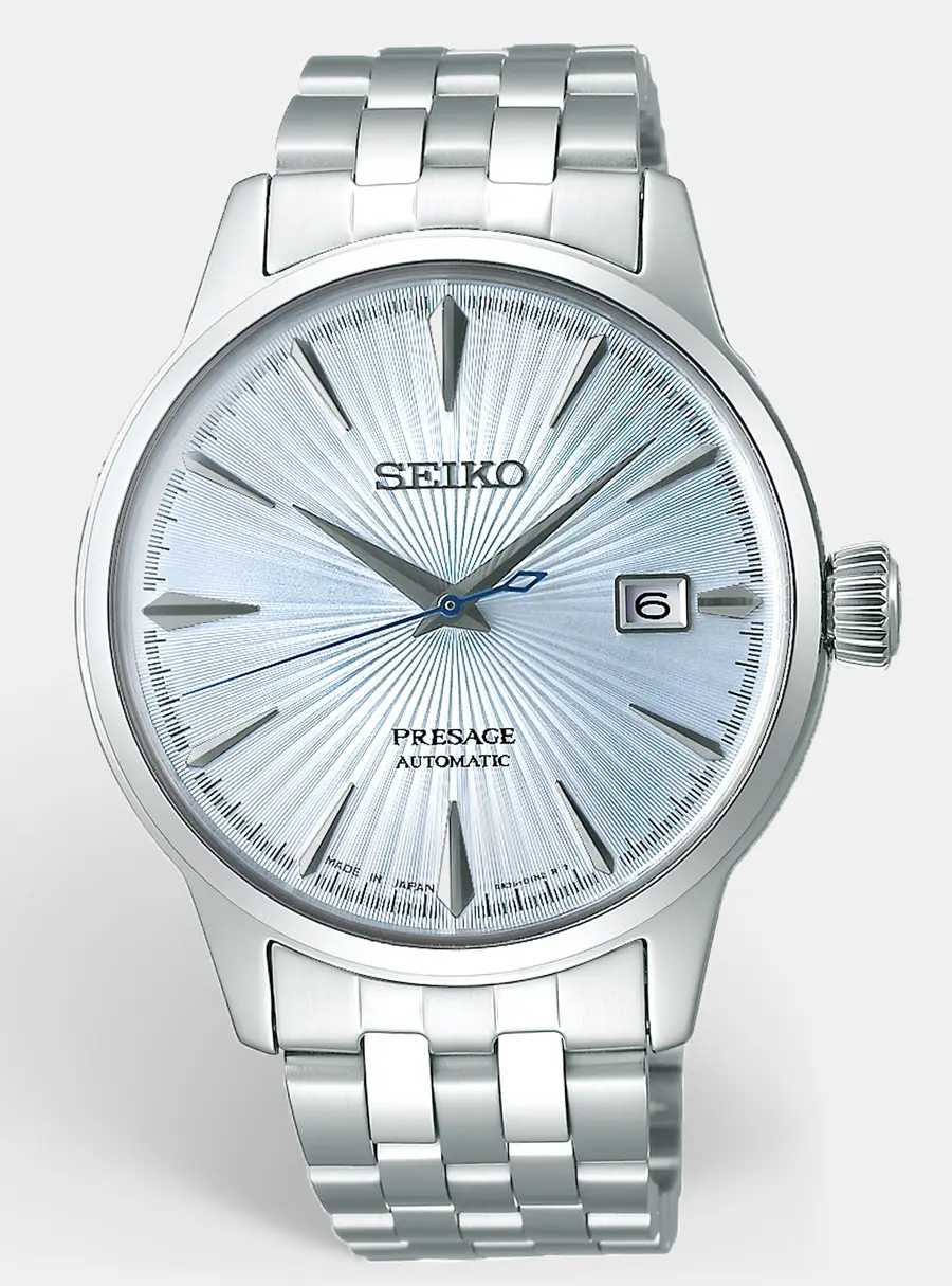 Seiko Presage SRPE19J1 Blue Dial Stainless Steel Men's Wristwatch 40.5 mm