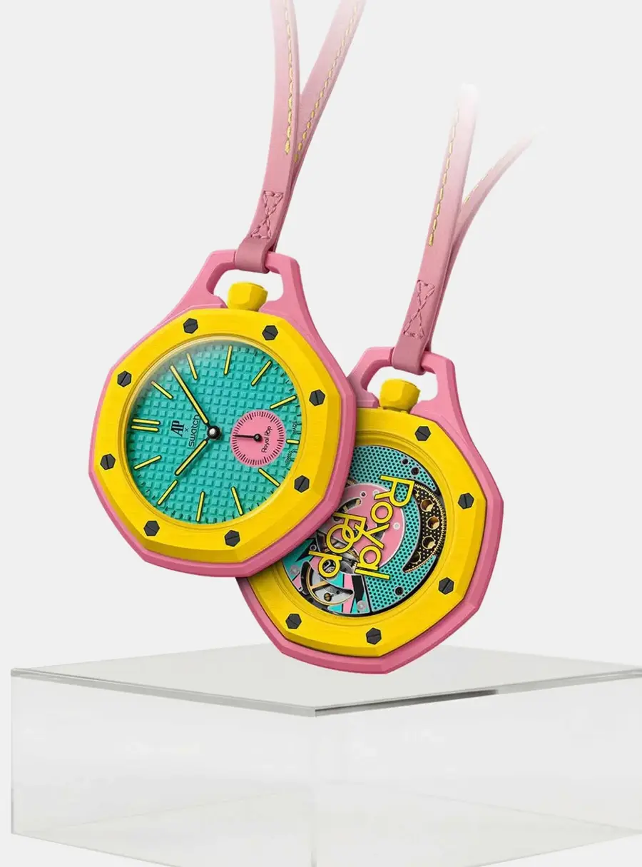 Swatch x Audemars Piguet Royal Pop Otg Roz Green Ceramic Bioceramic Mechanical Wristwatch 40mm
