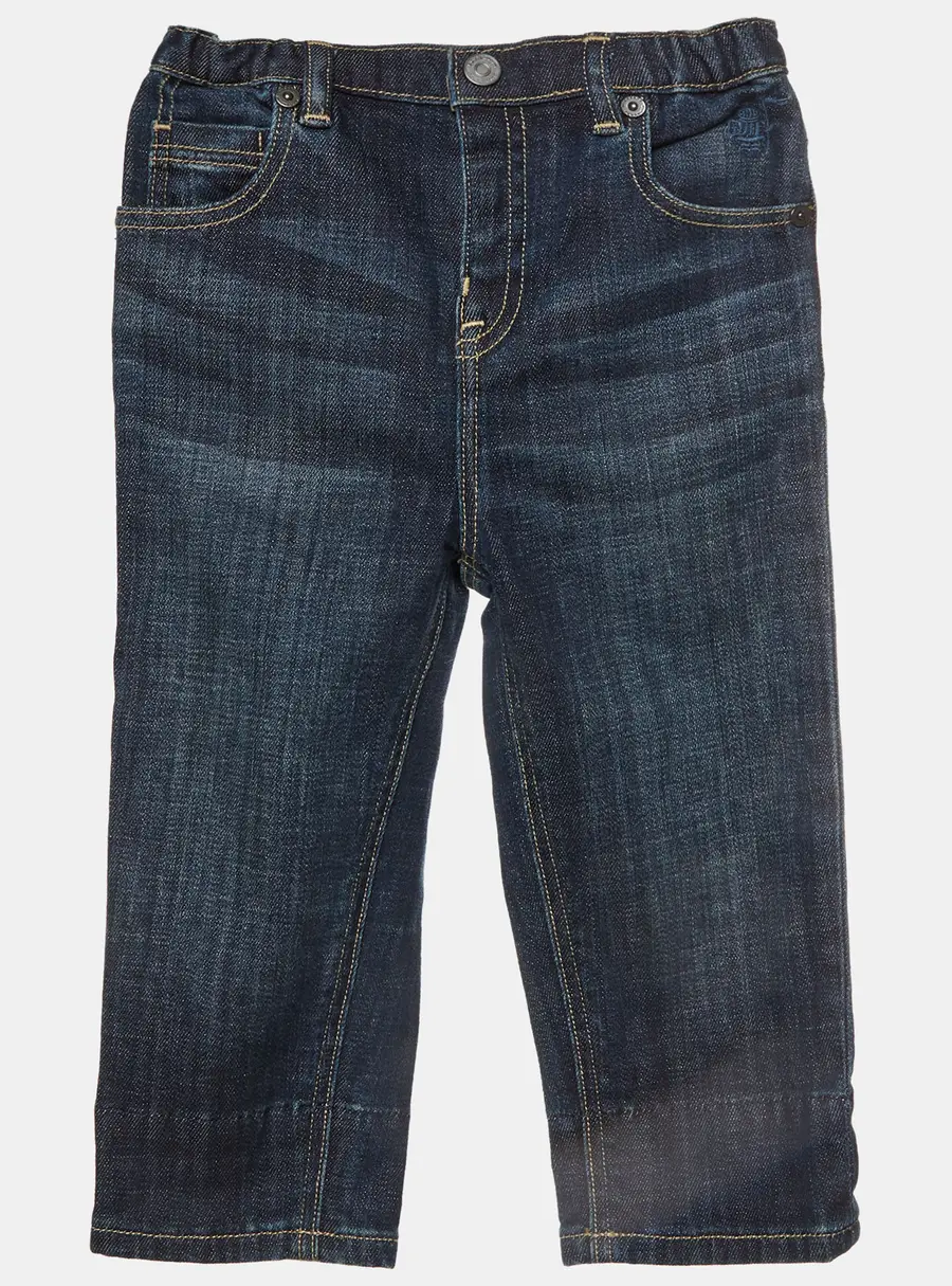 Burberry Children Blue Denim Straight Leg Jeans 18M/ Waist 17"