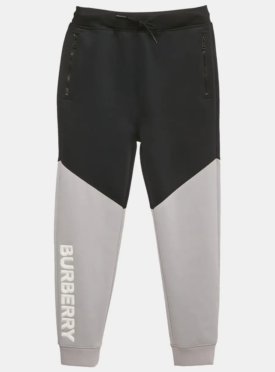 Burberry Grey/Black Jersey Joggers 12Yrs