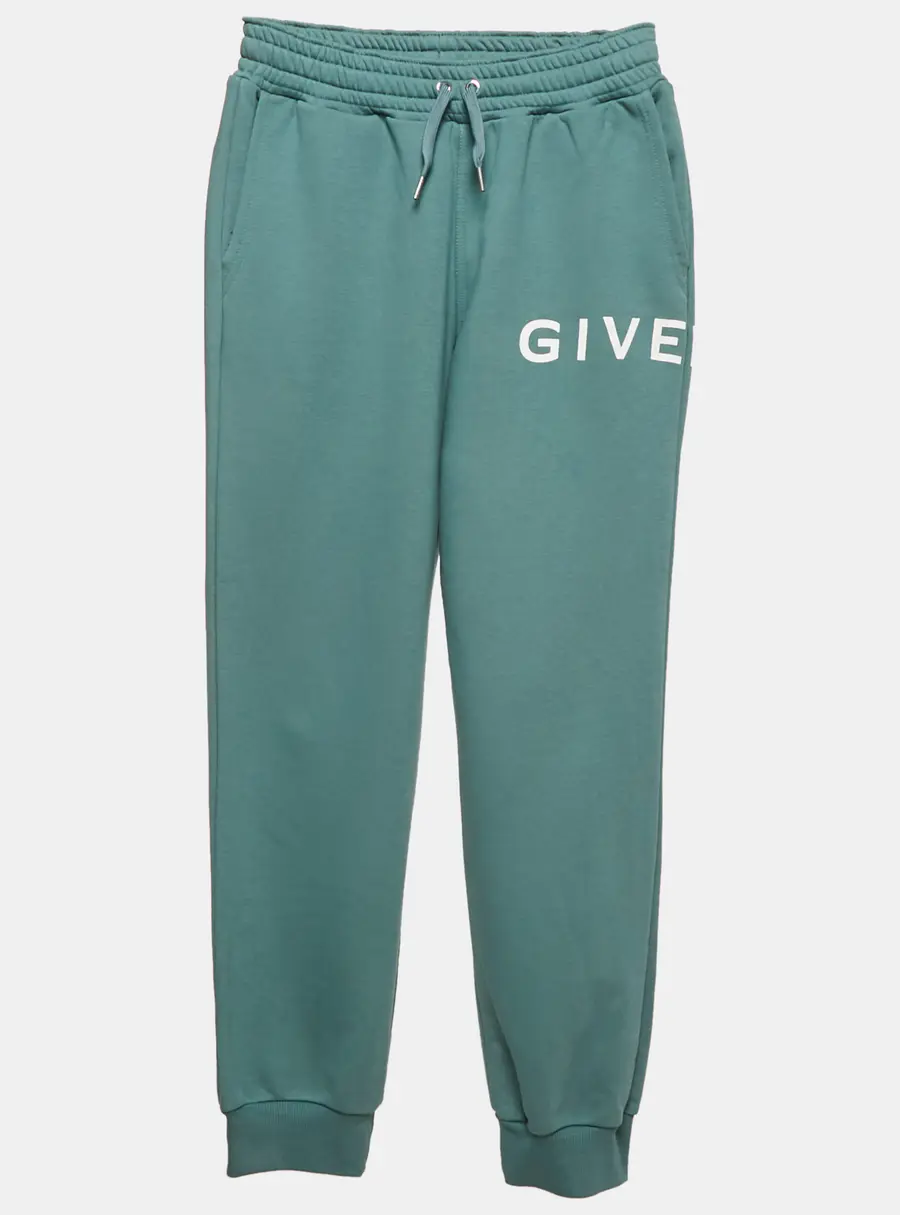 Givenchy Kids Greyish Green Fleece 4G Jogger 12+ Yrs