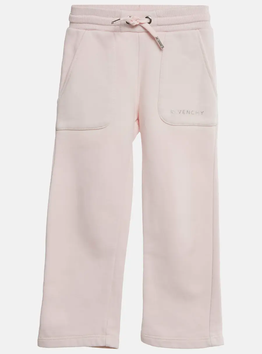 Givenchy Pink Cotton Knit Pants 3 Years