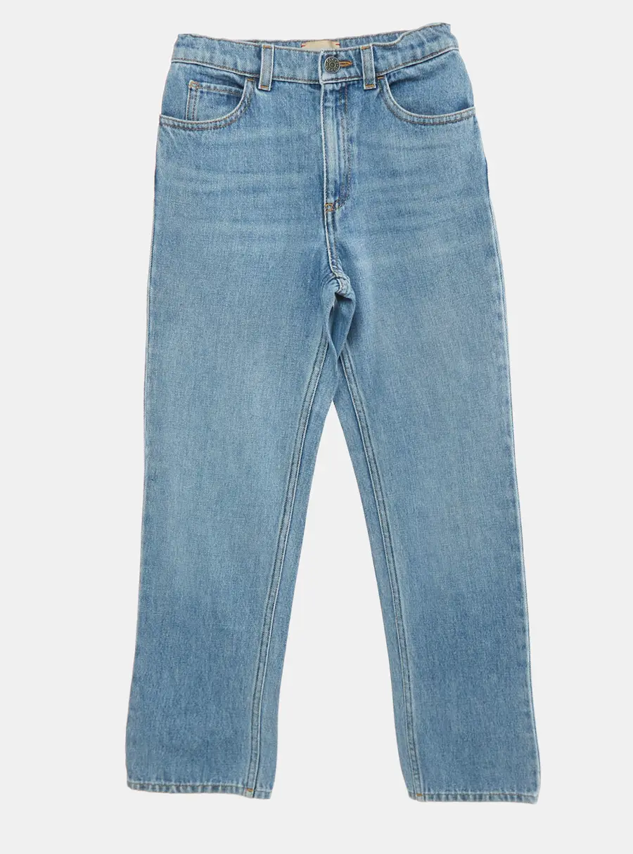 Gucci Kids Blue Denim Regular Fit Jeans 8Yrs/Waist 24"