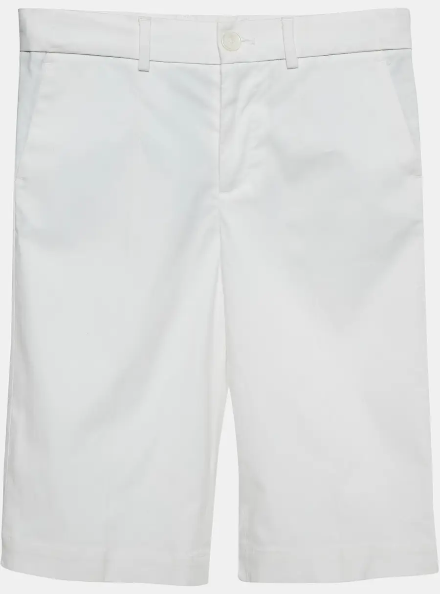 Dolce & Gabbana White Cotton Bermuda Shorts 9-10 Yrs