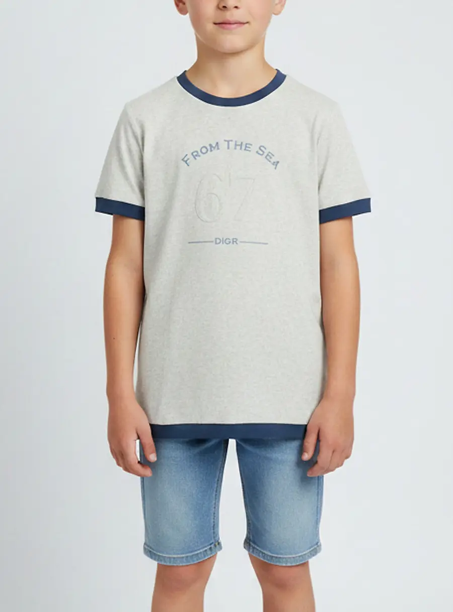 Dior Homme Kids White Jersey Short Sleeve T-Shirt 12 Yrs