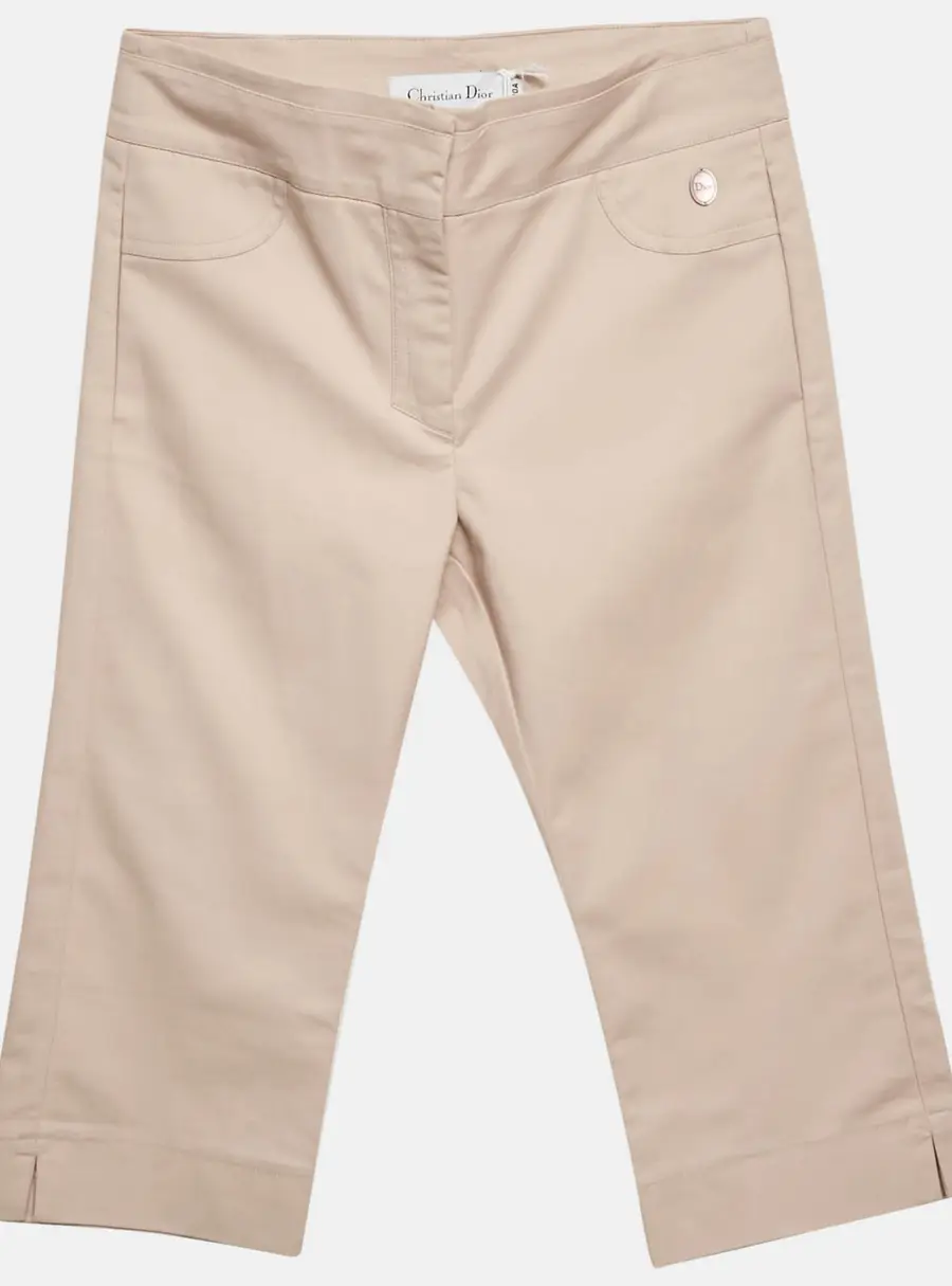Christian Dior Kids Beige Cotton Pants 10 Yrs
