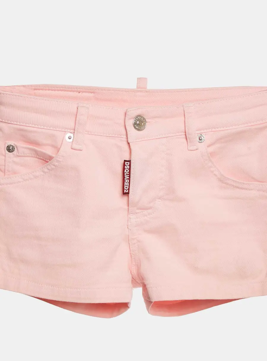 Dsquared2 Kids Pink Denim Junior M&auml;dchen Shorts 8Yrs