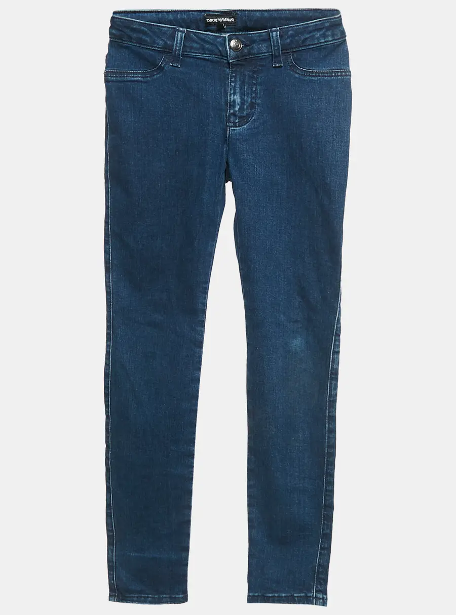 Emporio Armani Kids Blue Denim Skinny Jeans 10 Yrs Waist 23"