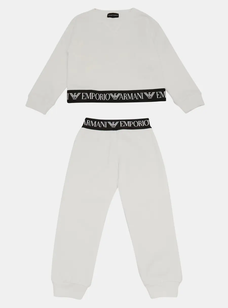 Emporio Armani Kids Cotton Logo Waistband Set 4/6Yrs