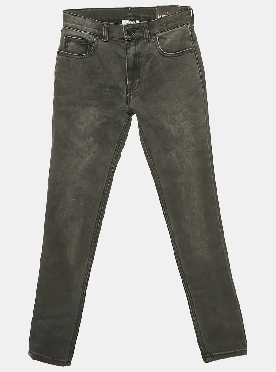 Kenzo Kids Grey Denim Skinny Jeans 10 Yrs Waist 22"