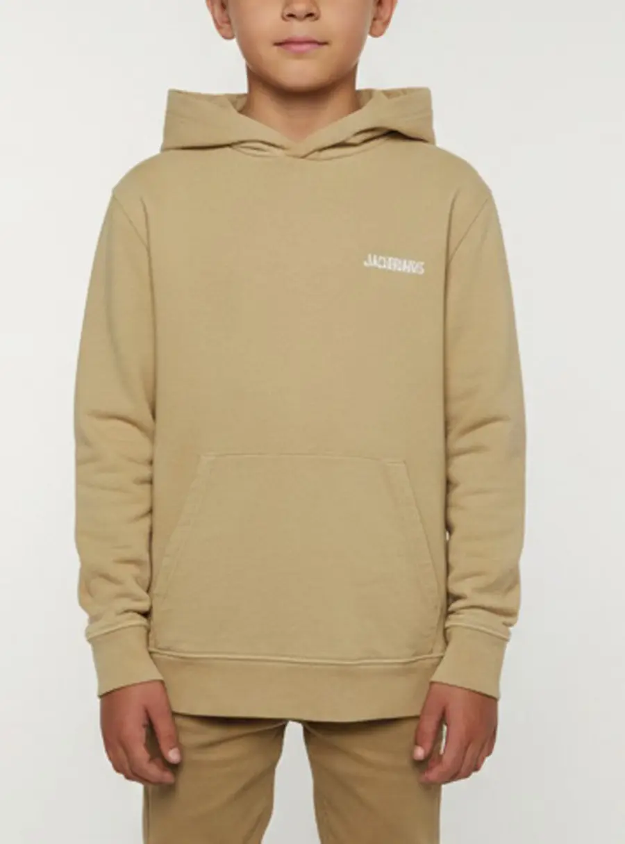 Jacquemus Beige Wool Blend Long Sleeve Hoodie 12 Yrs