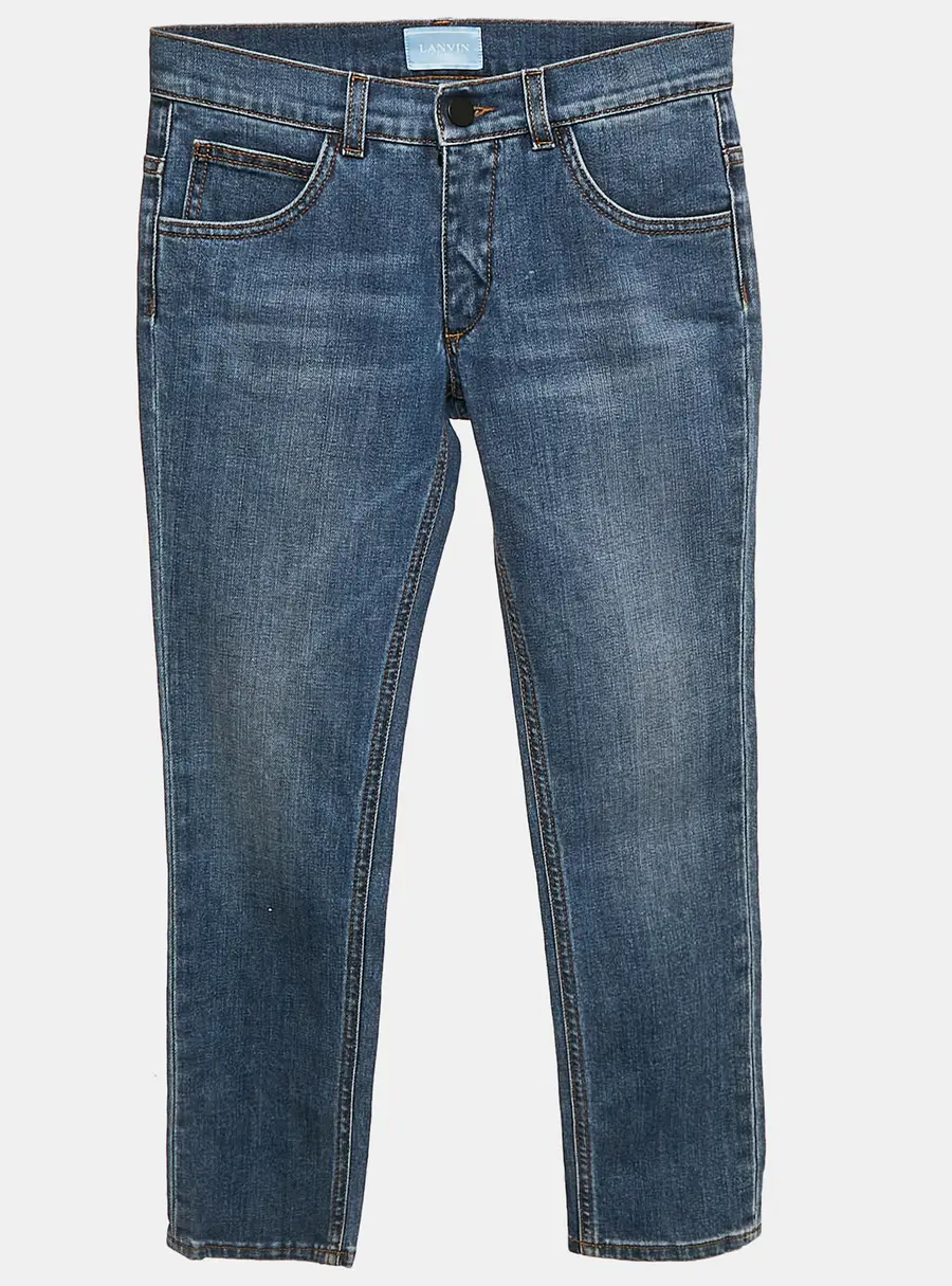 Lanvin Kids Blue Denim Jeans 10 Yrs Waist 26"