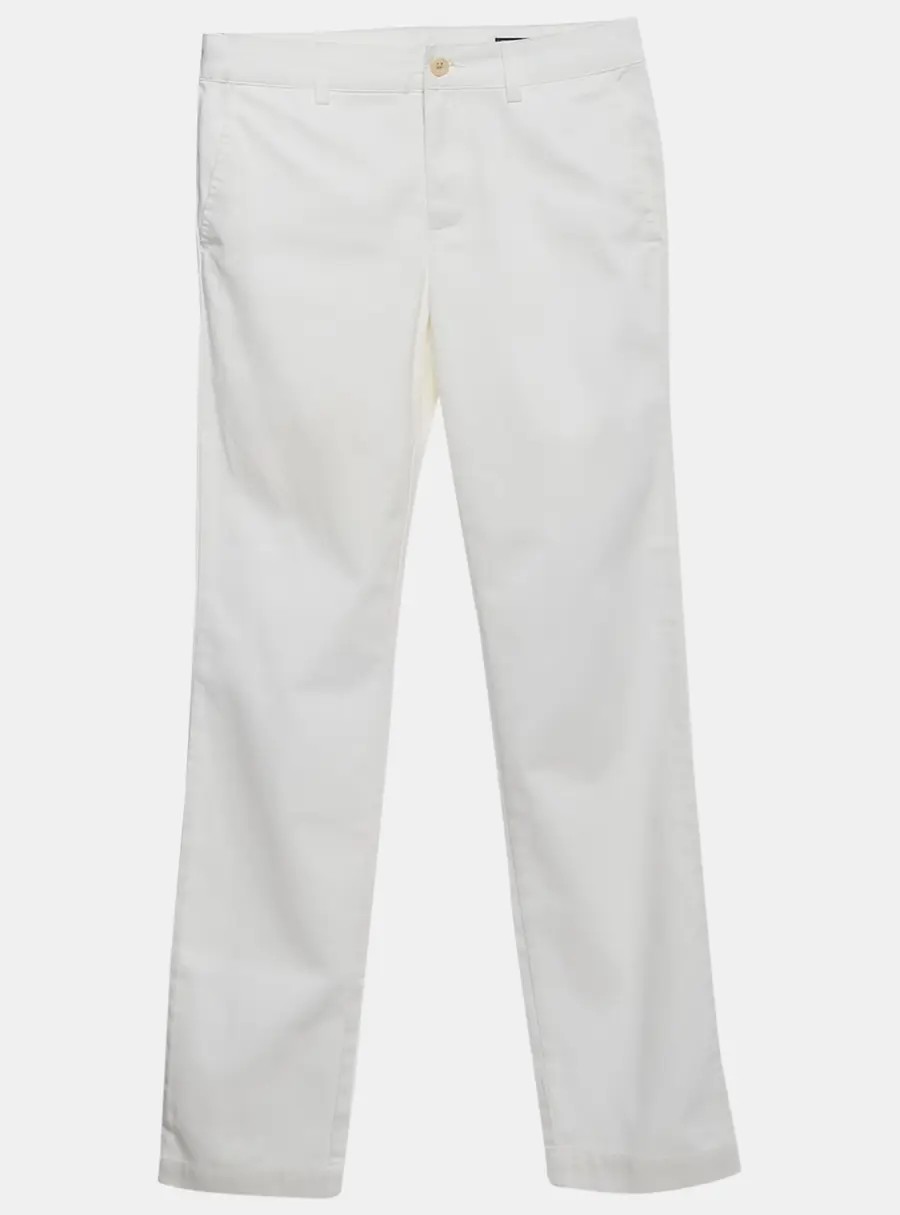 Polo Ralph Lauren Boys White Cotton Skinny Preppy Pants 12 Yrs
