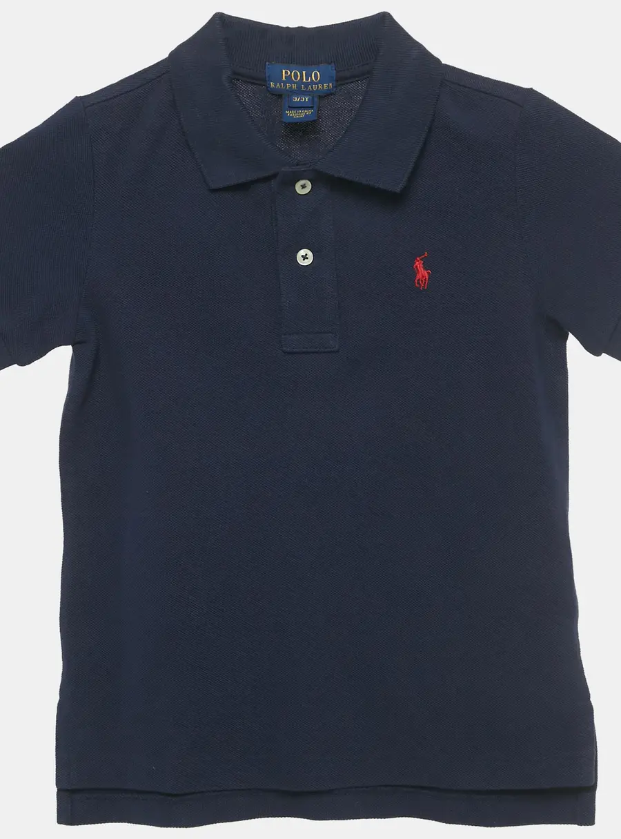 Polo Ralph Lauren Kids Blue Cotton Polo T-Shirt 3Yrs