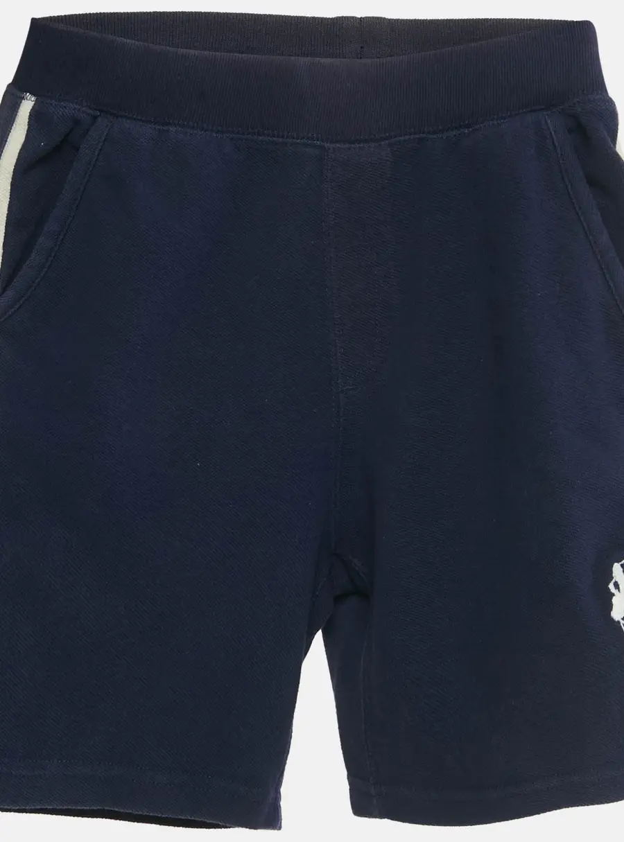 Polo Ralph Lauren Kids Navy Blue Logo Embroidered Cotton Shorts 6 yrs