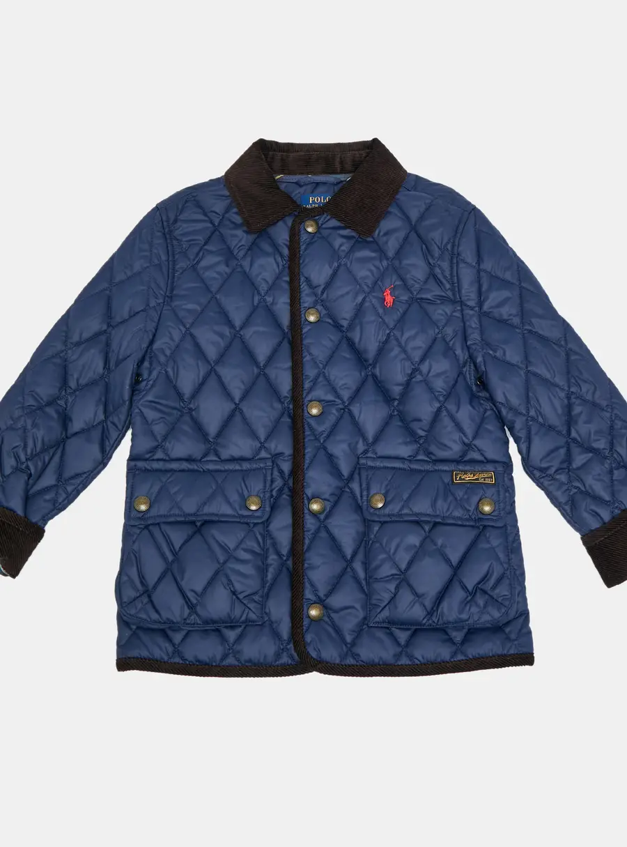 Polo Ralph Lauren Kids Navy Blue Synthetic Quilted Jacket 6Yrs