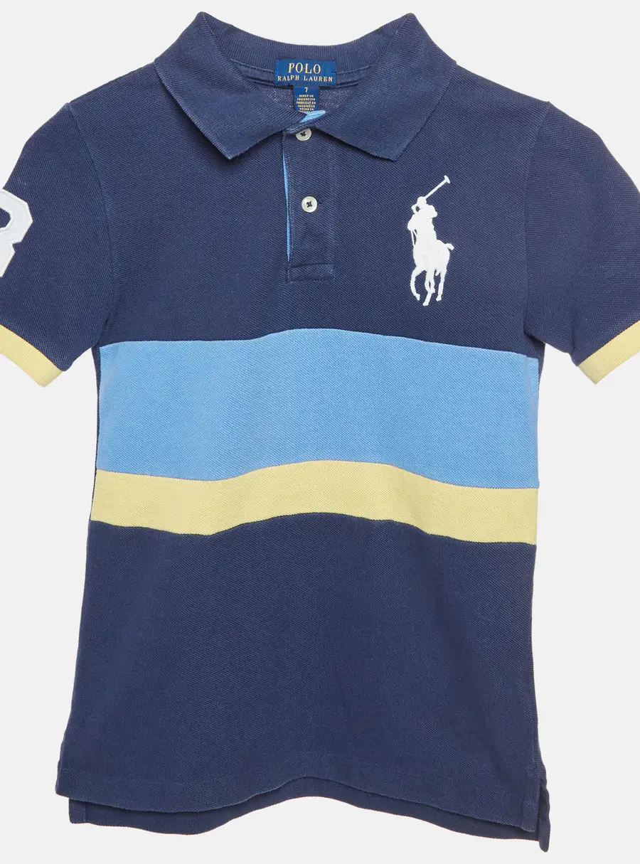 Polo Ralph Lauren Kids Multicolour Cotton Pique Polo T-Shirt 7 Yrs